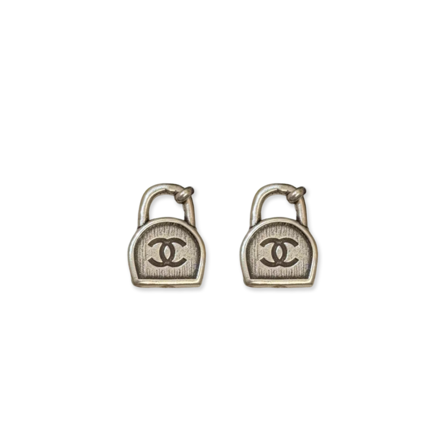 Ch**el padlock earrings